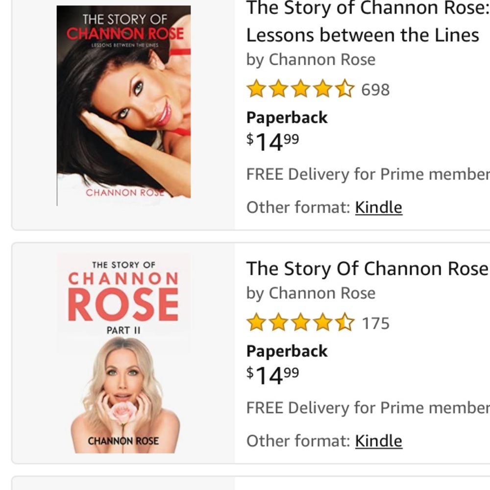 Channon Rose books